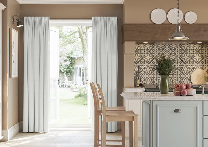 Melrose (Blackout), Soft White - Made to Measure Curtains - Image 3